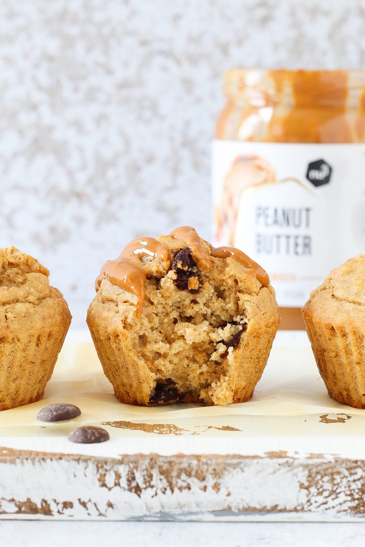 Muffins ai Fiocchi D’Avena e Burro 100% Arachidi – senza glutine e lattosio