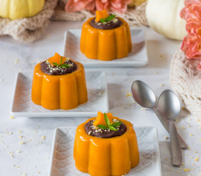 Budino vegano alla zucca