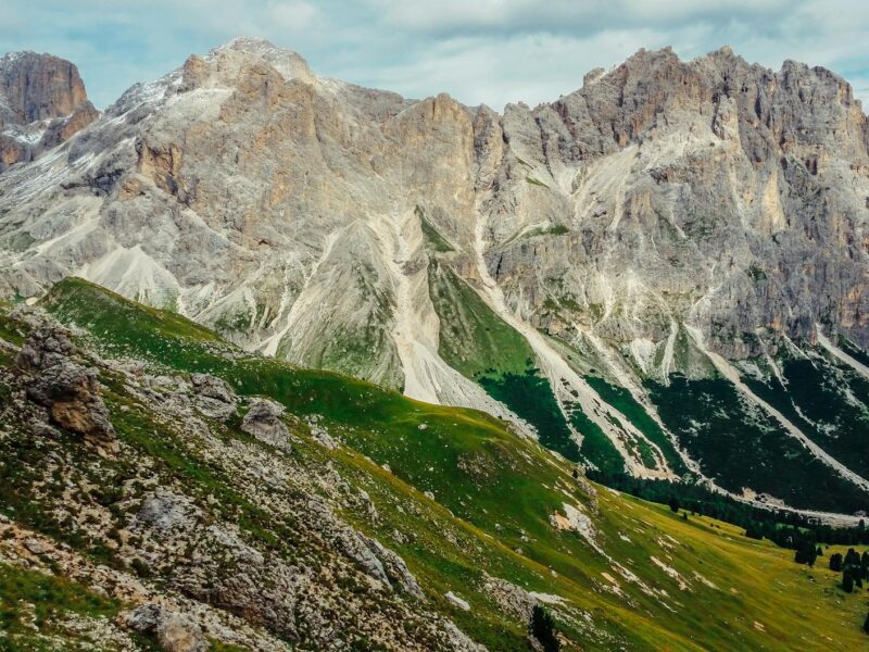 via ferrata in summer in italy