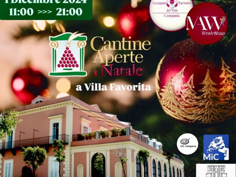 Cantine Aperte a Natale alla Villa Favorita di Ercolano