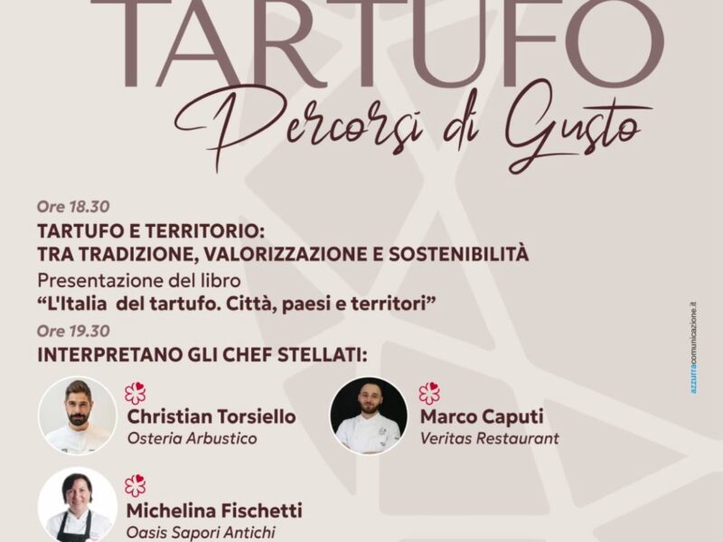 “Nero Tartufo: Percorsi di Gusto” a Bagnoli Irpino con gli chef Gargano, Torsiello, Fischetti e Caputi 