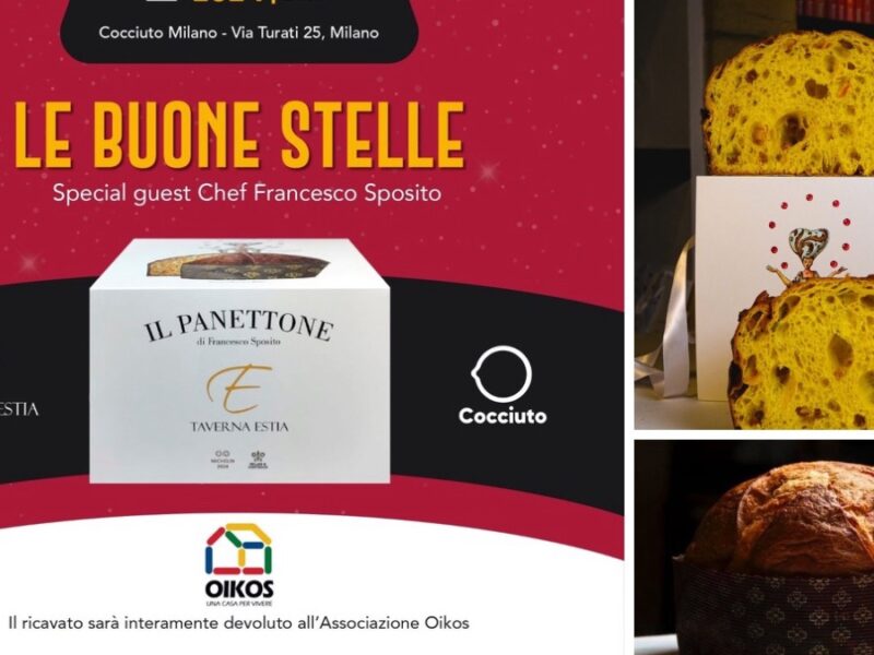 Solidarietà: i panettoni di chef Sposito e Cocciuto