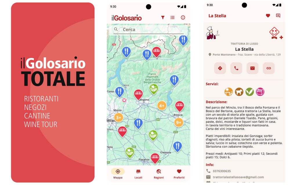 L’Italia del gusto con l’app Il Golosario Totale